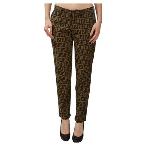 fendi capri mappa|fendi designer pants women.